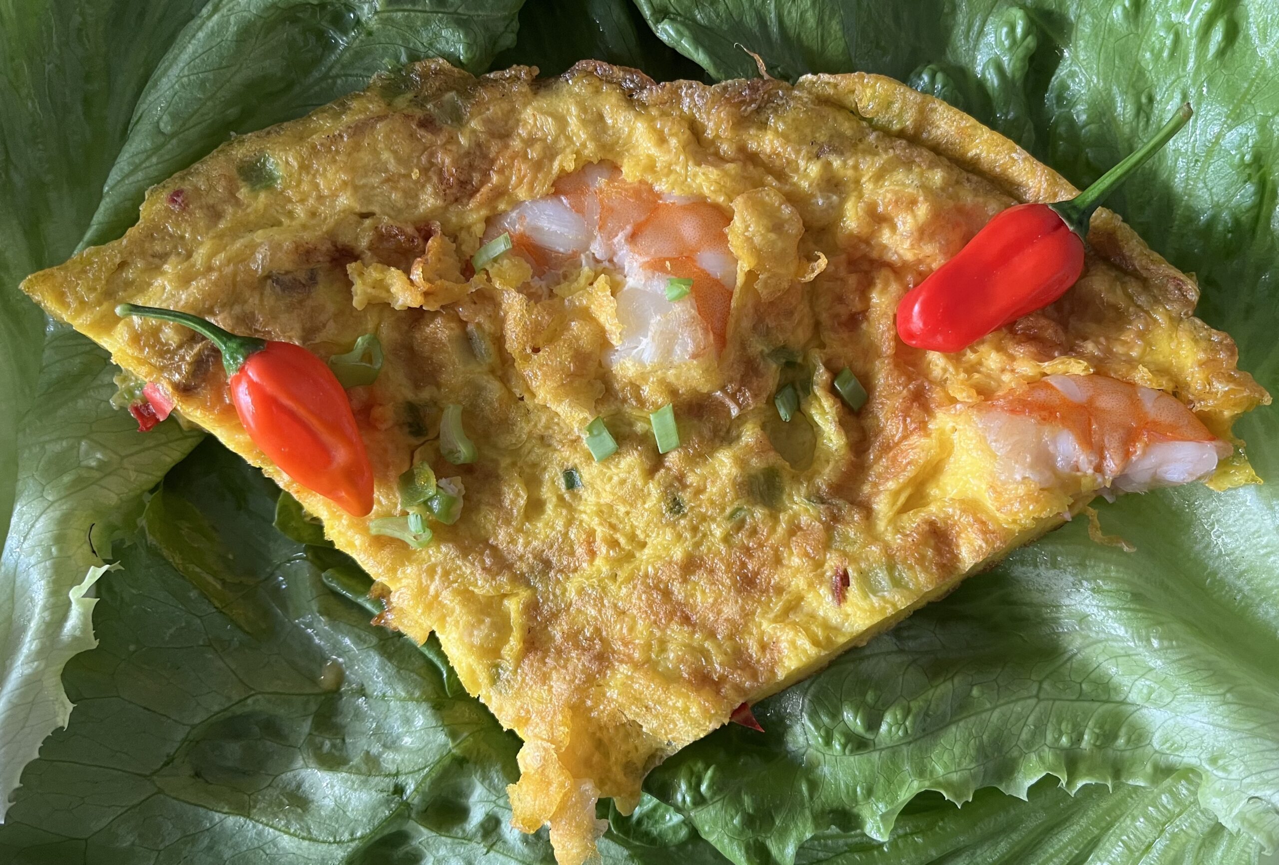Crevettes en omelette - Recette © Néoli