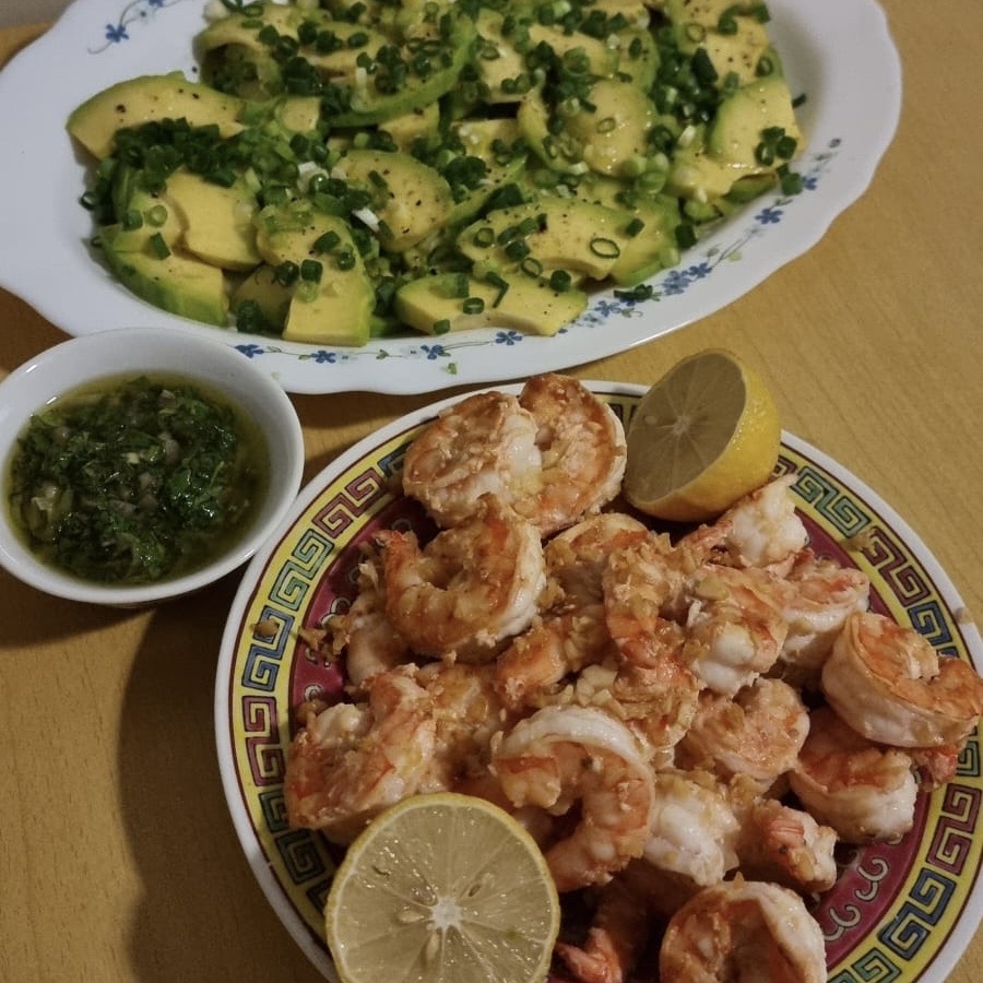 Photo de présentation de la recette de crevettes et avocat